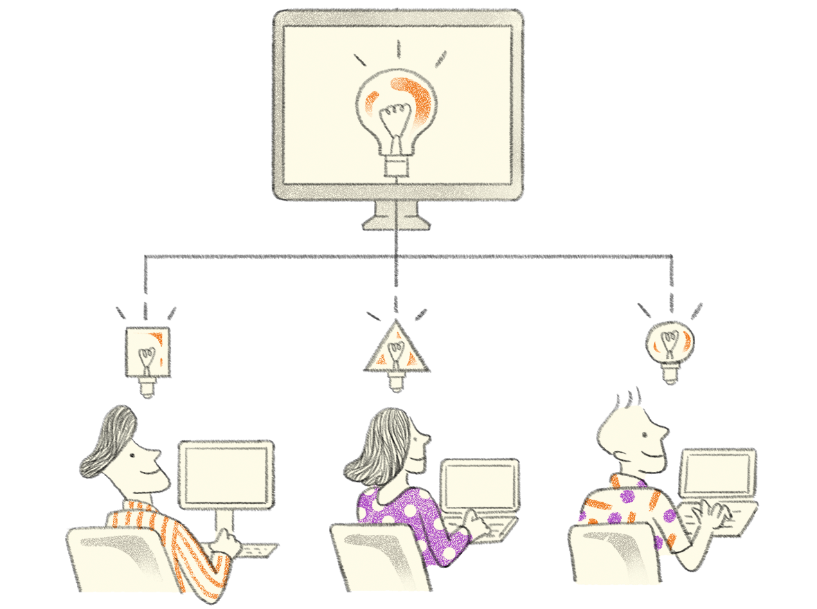 Personalized tips illustration
